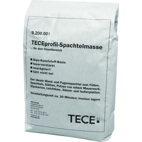 TECE profil Enduit de lissage 5KG / Sac