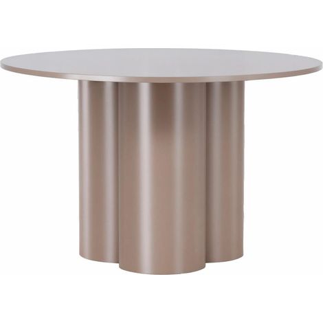 Olivia table basse Ø80 cm brun.