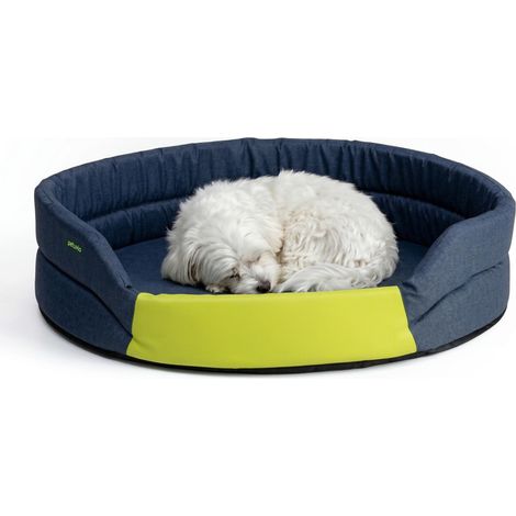 Panier pour Chien Imperméable et Antidérapant, Coussin pour Chien Entretien Facile, Matelas pour Chien sans Rebords à Entrée Basse, Lavable Jusqu'à 30 °C, Léger pour Voyage. (1/5)
