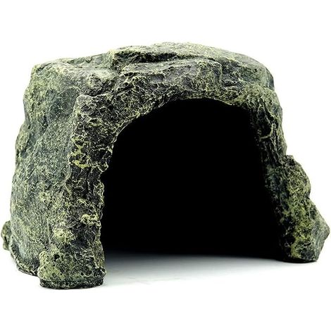 Fish Cave Aquarium Creeping Turtle Reptile Basking Hide Habitat Tank Decoration Ornament. (1/2)