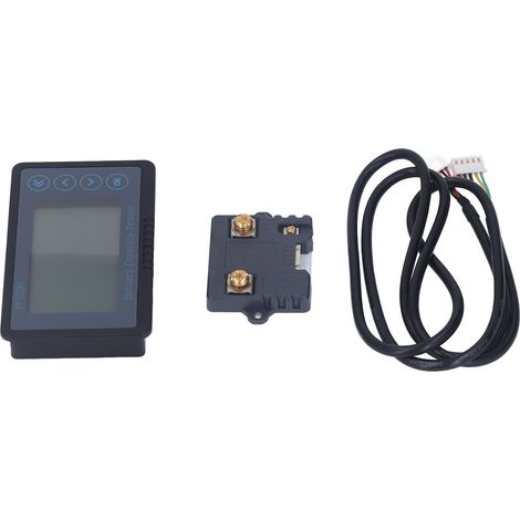 Compteur de Coulomb TF03K pour camping-car, afficheur de puissance 8-120V 50A (0-75A), moniteur de batterie RV, écran de tension et courant haute précision. (1/5)