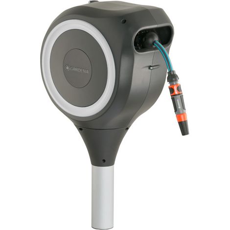 GARDENA Dévidoir automatique sur pic RollUp S 15 m Blanc (18606-20)