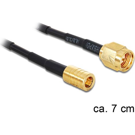 Cable adaptador SMA Macho a SMB hembra de 0.07 cm