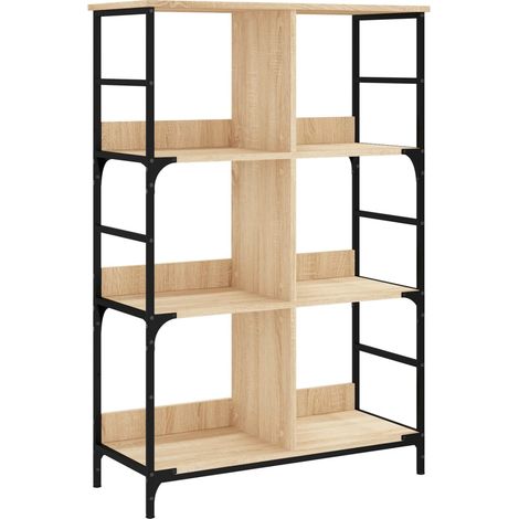 Maison Exclusive - Bücherregal Sonoma-Eiche 78,5x33x117,5 cm Holz (1/5)