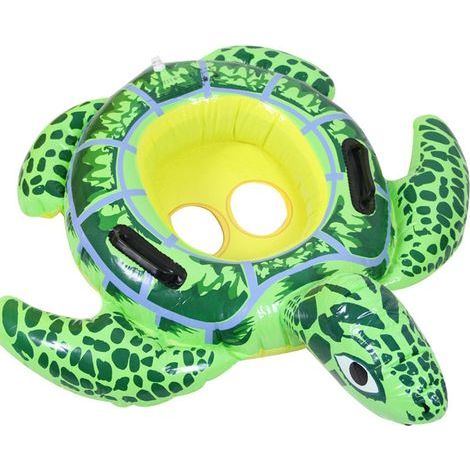 Aufblasbarer, schildkrötenförmiger Schwimmring für Babys und Kinder (1/5)