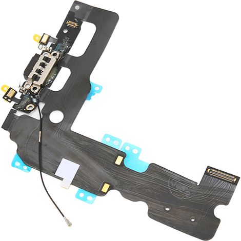 USB-Ladeanschlussmodul, Ladedock-Anschluss, Mikrofon, Antenne und Flexkabel für iPhone 7 Plus (schwarz) (1/5)
