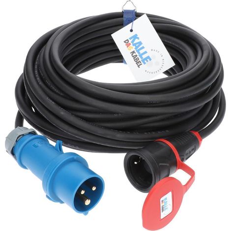 Kalle Adapterkabel CEE 230V 16A 1,5mm² auf Schuko IP44 10 Meter