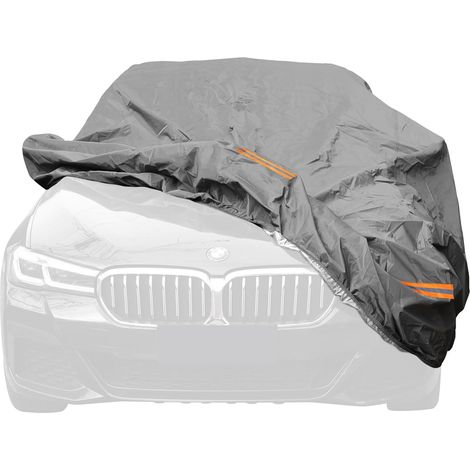 Lupex shop - Telo copriauto sagomato impermeabile, per berline fino a 432 cm, in tessuto Peva 100g e felpato dentro, 432x174x120 cm - Tg. M