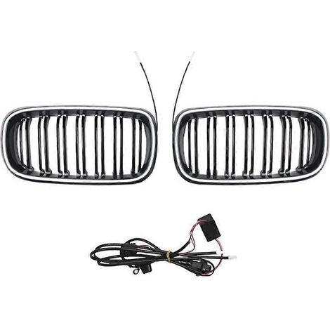 2 LED-Rennscheinwerfergitter für BMW F15 F16 X5 X6 Serie (2014-2018) (1/5)