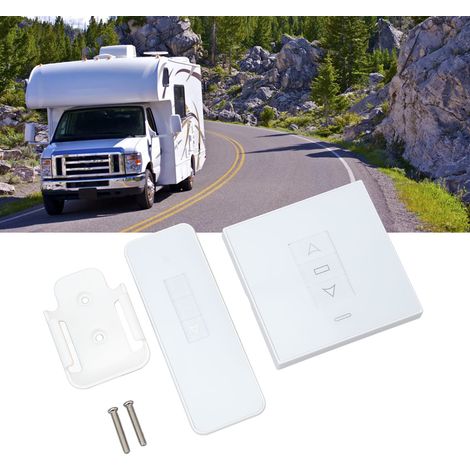 Accessoires pour VR : télécommande pour lit relevable électrique + interrupteur de panneau, interrupteur de panneau pour hamac de camping-car, interrupteur mécanique pour lit relevable (livré avec pil (1/5)