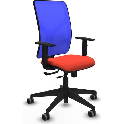 Silla de oficina piqueras y crespo Motilla azul espuma alta densidad (1/2)