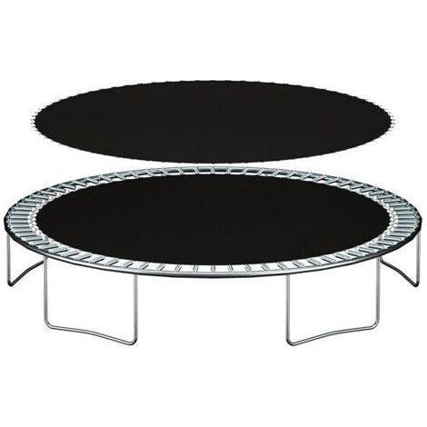 Tapis de Remplacement Rond for Trampoline, avec 54 Anneaux en de diamètre , Tapis de Rebond for Accessoires de Trampolines de 10 Pieds (1/4)