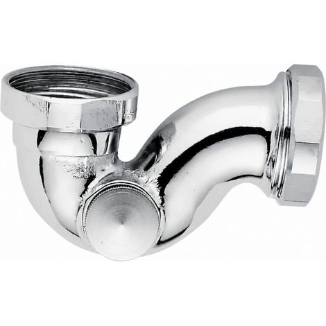Bidet-Sifon in "V"-Form, verchromt - 0501027 (1/2)