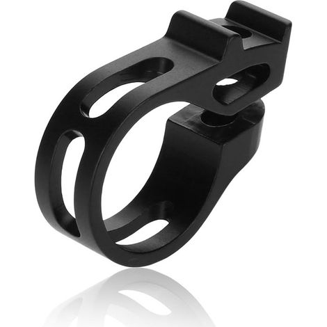Catena per sella da bicicletta in alluminio - Collarino cambio - Cambio per bicicletta - Materiale resistente alla corrosione - Diametro 22,2 mm - Nero (1/5)