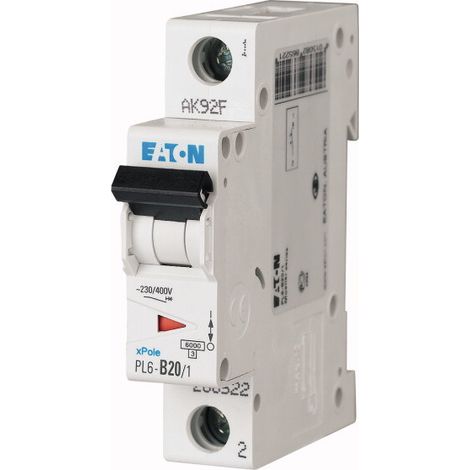 CIRCUIT BREAKER 20A 1P/PL6-C20/1 EATON 286534