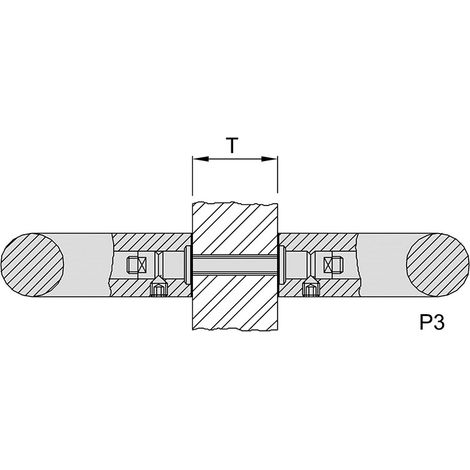 Kws 8B03 Maniglia Di Fissaggio P3-M8 Glas Pourrs (1/3)