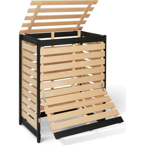 Compostiera da giardino in legno 360 L