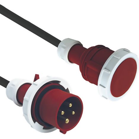 Prolunga industriale in Neoprene 10M H07RN-F 4G2.5mm, Spina/Presa Industriale IP67