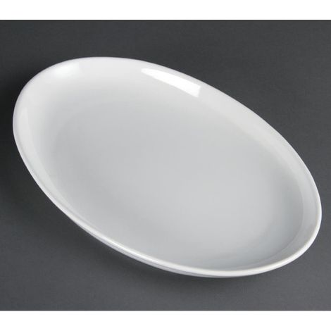 Assiettes Creuses Ovales 365 x 235mm (Lot de 2) - Ref CC891 - Olympia (1/5)