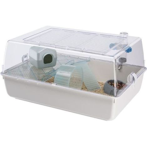 Cage pour hamster 55 39 27 cm - Mini Duna Blanche - FERPLAST