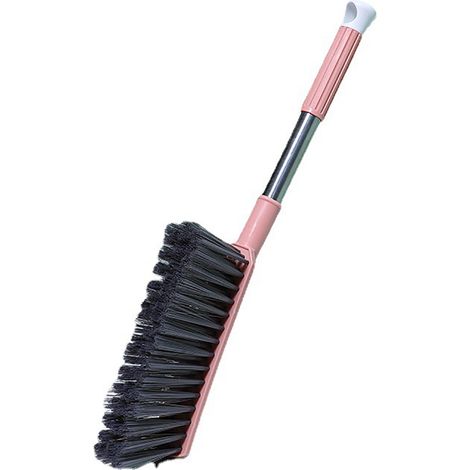 Brosses de nettoyage à balai à main avec manche long, poils souples, balayage de lit, brosse d'époussetage domestique pour usage domestique (1/5)
