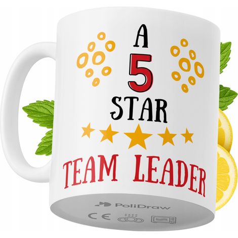 Mug humoristique pour chef d'équipe, avec un texte amusant et un design graphique original. Idéal pour les anniversaires, les fêtes et les occasions spéciales. Mug premium pour la maison, le bureau et (1/5)