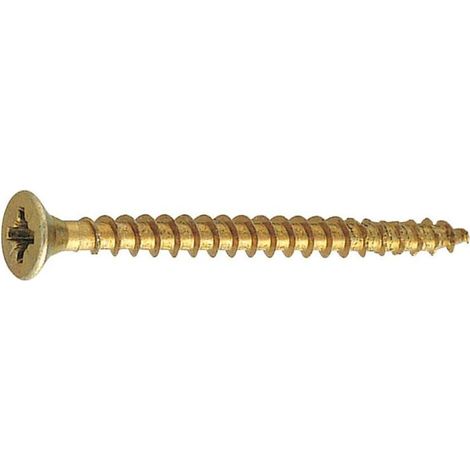 Tornillo tirafondo madera con avellana Pozi acero cementado 6 x 30