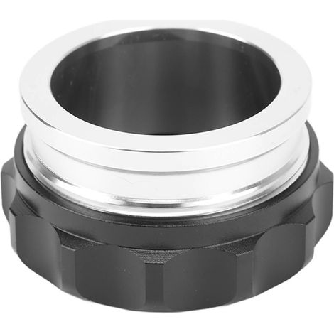 Bouchon de trop-plein de liquide de refroidissement, diamètre extérieur de 2 pouces (58 mm), surface polie, finition anodisée, type universel, convient aux automobiles. (1/5)