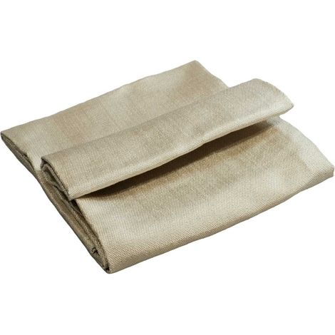 Anti-Hitze-Gewebe 1,8x2 m - Leistung 1300 Grad TECPLAST 1300SD0 - Schweißerfeste Schutzplane M0 - Made In France