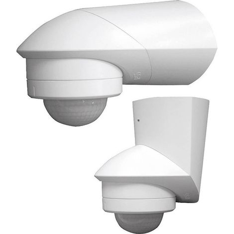 TECTOR DE MOVIMIENTO PIR DE SUPERFICIE GROTHE 94530 120 RELÉ BLANCO IP55