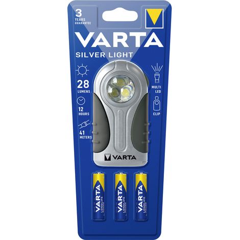 VARTA Taschenlampe LED Silver Light 3AAA 16647 m.Batt.B