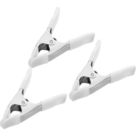 Pince ressort de bricolage, 3 pièces, 4", PVC, pour maquette (1/5)