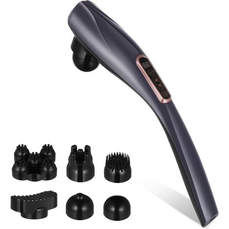 Tragbares elektrisches Massagegerät mit wärmender, tragbarer, multifunktionaler Massagefunktion für Licht, Nacken und Teppich (1/5)