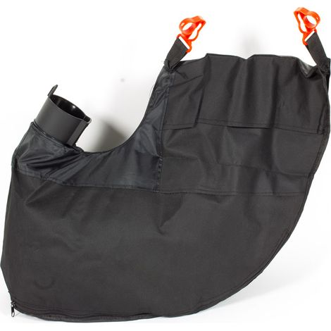Grizzly Tools Fangsack 55L für Laubsauger  ELS 3027 E mit Halterung und Reißverschluss