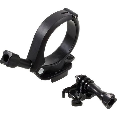 Support guidon pour caméra d'action - Fixation moto et vélo - Large - Noir - Accessoire caméra (1/5)