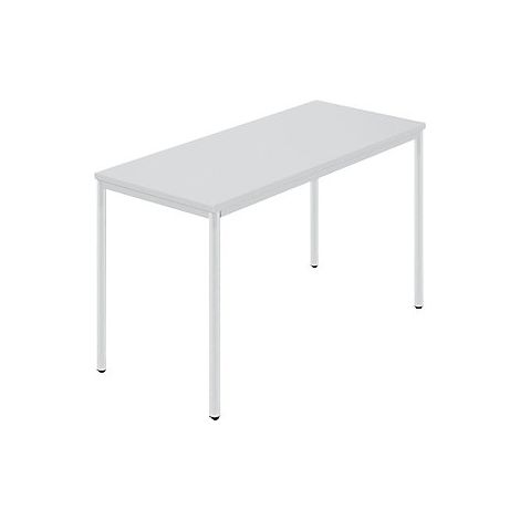 Mesa rectangular  tubo redondo revestido  A x P 1200 x 600 mm 