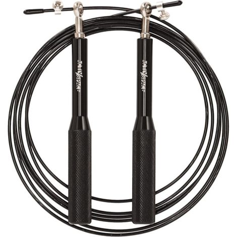PRO Fitness Aluminium-Springseil mit Kugellagern - schwarz S04