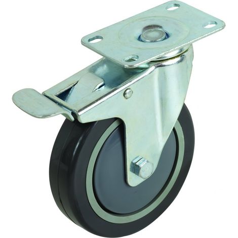 Roue orientable avec frein pour servantes baseliner/proliner - MOB