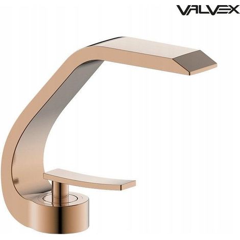 Valvex ASSO Robinet de lavabo cuivre satiné design moderne