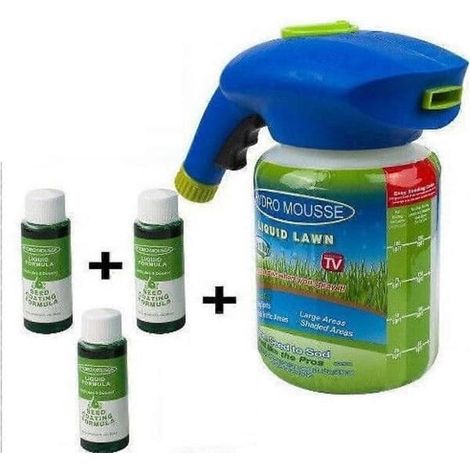 Pulvérisateur à gazon, système de semis liquide Hydro Seed System, mousse pour l'entretien de la pelouse, cracheur Bdliv +3 Potion