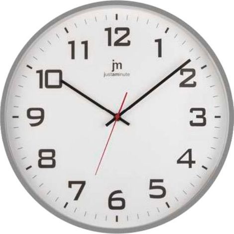 LOWELL Orologio Da Parete A Quarzo Justaminute Cerchio Grigio