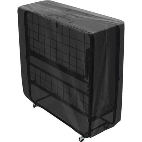 Housse de lit de voyage pliable et imperméable, housse de rangement anti-poussière, housse de lit pliable, protection de lit d'extérieur, pour une utilisation intérieure et extérieure (130x30,5x99) (1/3)