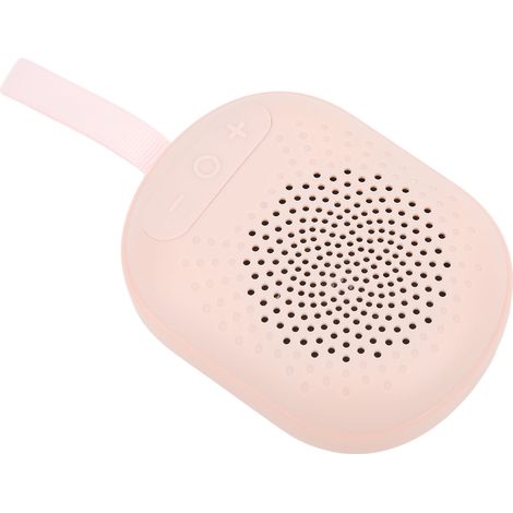 Enceinte sans fil portable Double connexion Étanchéité IPX4 Éclairage RGB Avec dragonne Rose Idéale pour le camping et les voyages (1/5)