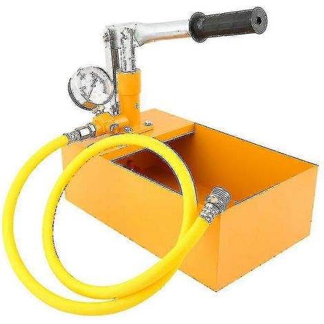 Machine de test de pression d'eau manuelle en aluminium 2,5 MPa 25 kg avec pompe hydraulique et raccord G1/2 (1/5)