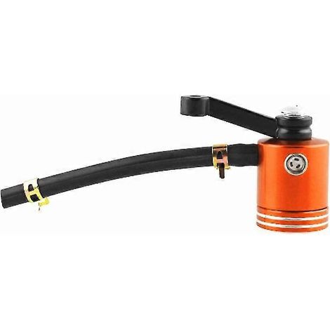 Réservoir de liquide de frein et d'embrayage pour moto Honda CBR600, Yamaha R1 R6 MT07 MT09, Kawasaki Z750 Z1000 - Orange (1/5)