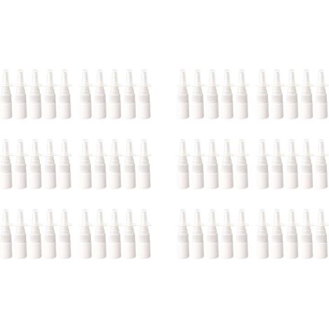 60Pcs 10 Ml Vaporisateur Flacon PulvéRisateur Nasal en Plastique Rechargeable (1/5)