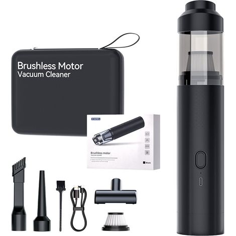 Aspirateur sans fil sans fil portatif pour le nettoyage automatique et rapide des tapis, des sièges, de la maison. (1/5)