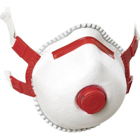Ekastu 412 183 Mascherina antipolvere con valvola FFP3 5 pz. EN 149:2009 DIN 149:2009 (1/4)