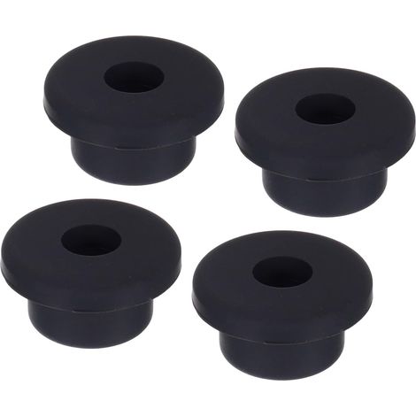 4Pcs Passe-Câble T-Forme Diamètre Installation 19mm, ID 9mm, Hauteur de 14mm Passe Fil Rondelle Caoutchouc de Protection Étanches et Flexibles pour Conduits de Câbles (1/5)