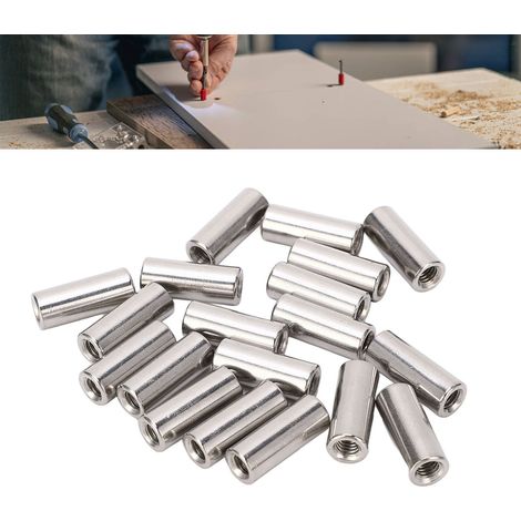 Kit d'écrous de raccordement cylindriques à filetage interne M61.0-10-L25mm (20 pièces) (1/5)